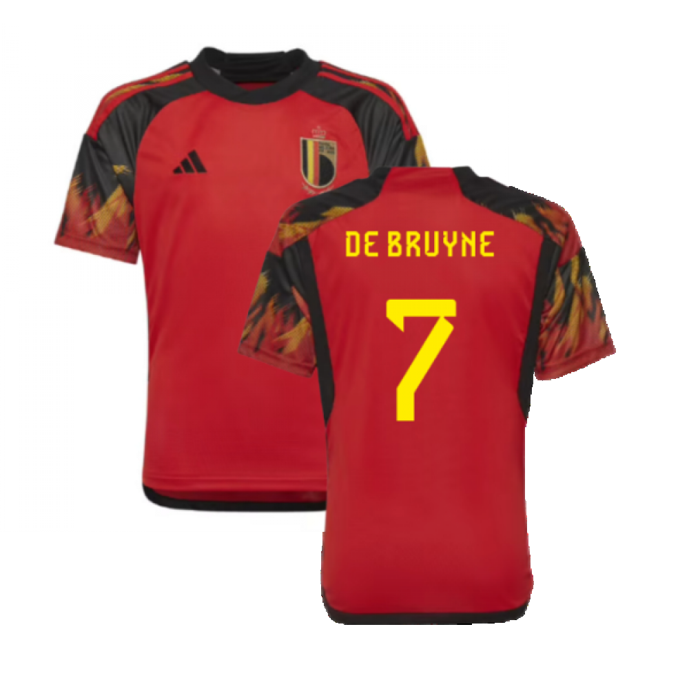 2022-2023 Belgium Home Shirt (Kids) (De Bruyne 7)_0