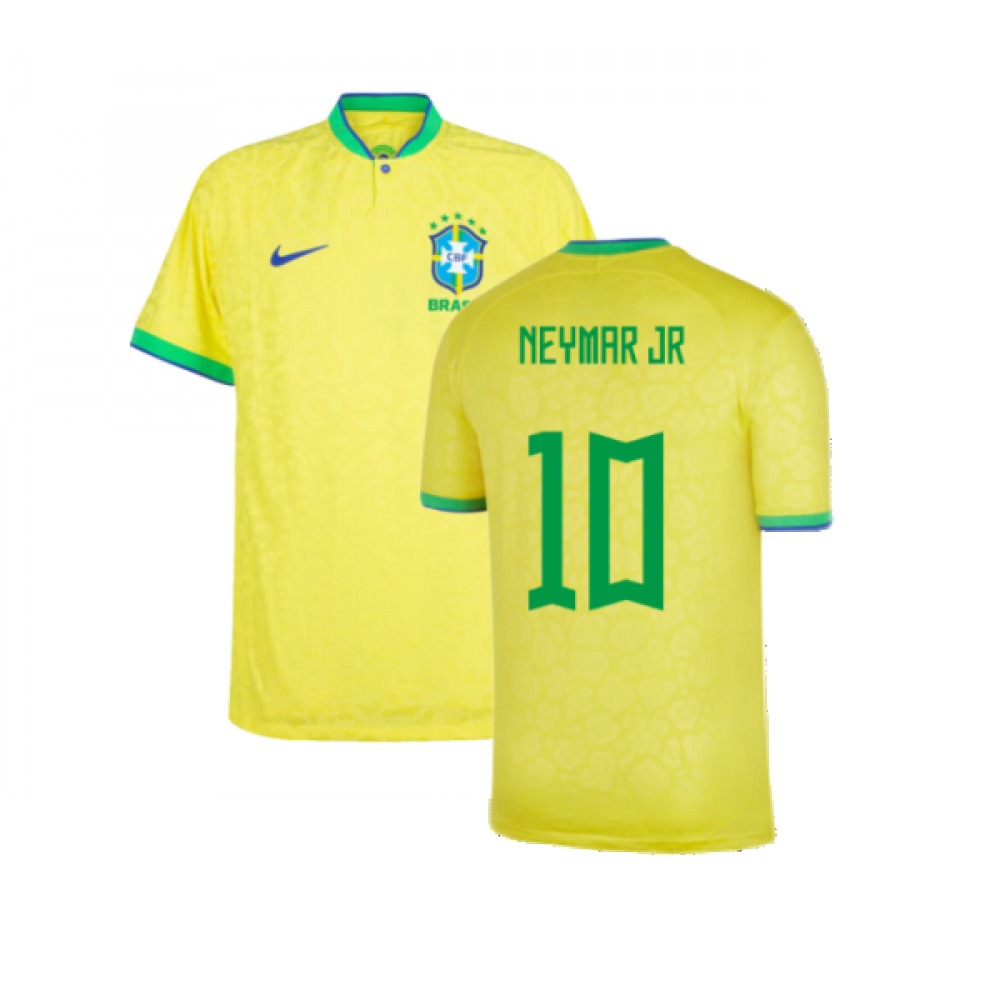 2022-2023 Brazil Home Vapor Shirt (Neymar JR 10)_0