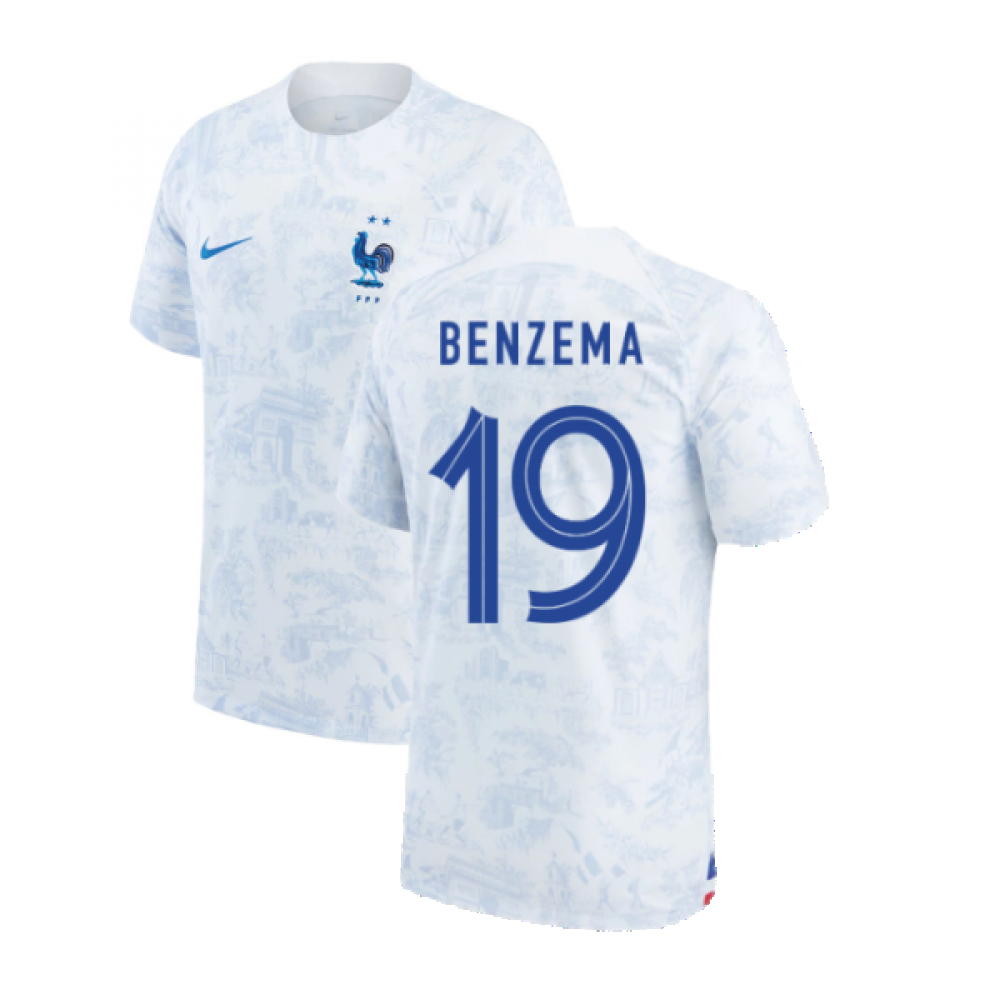 2022-2023 France Away Shirt (BENZEMA 19)_0
