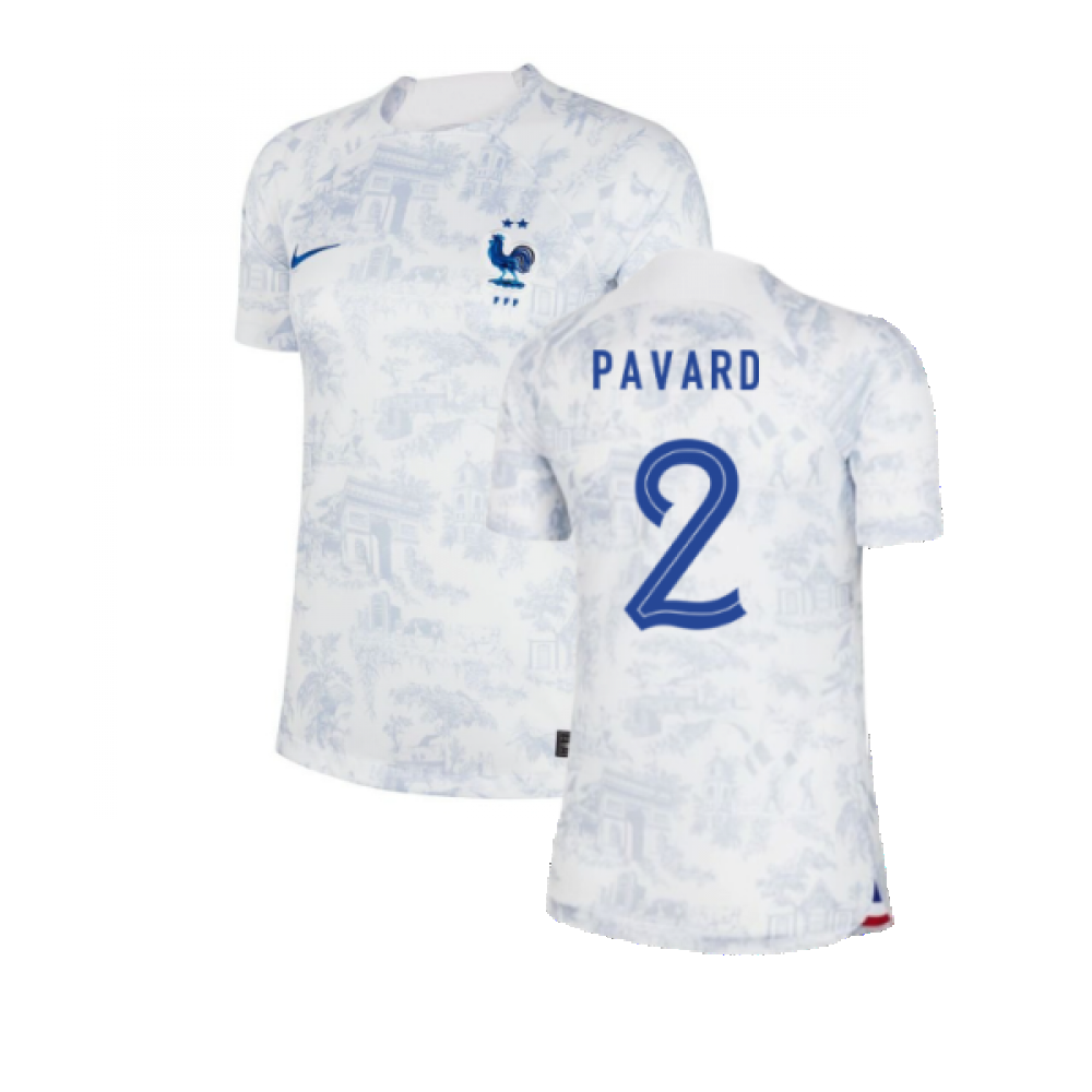 2022-2023 France Away Shirt (Ladies) (Pavard 2)_0