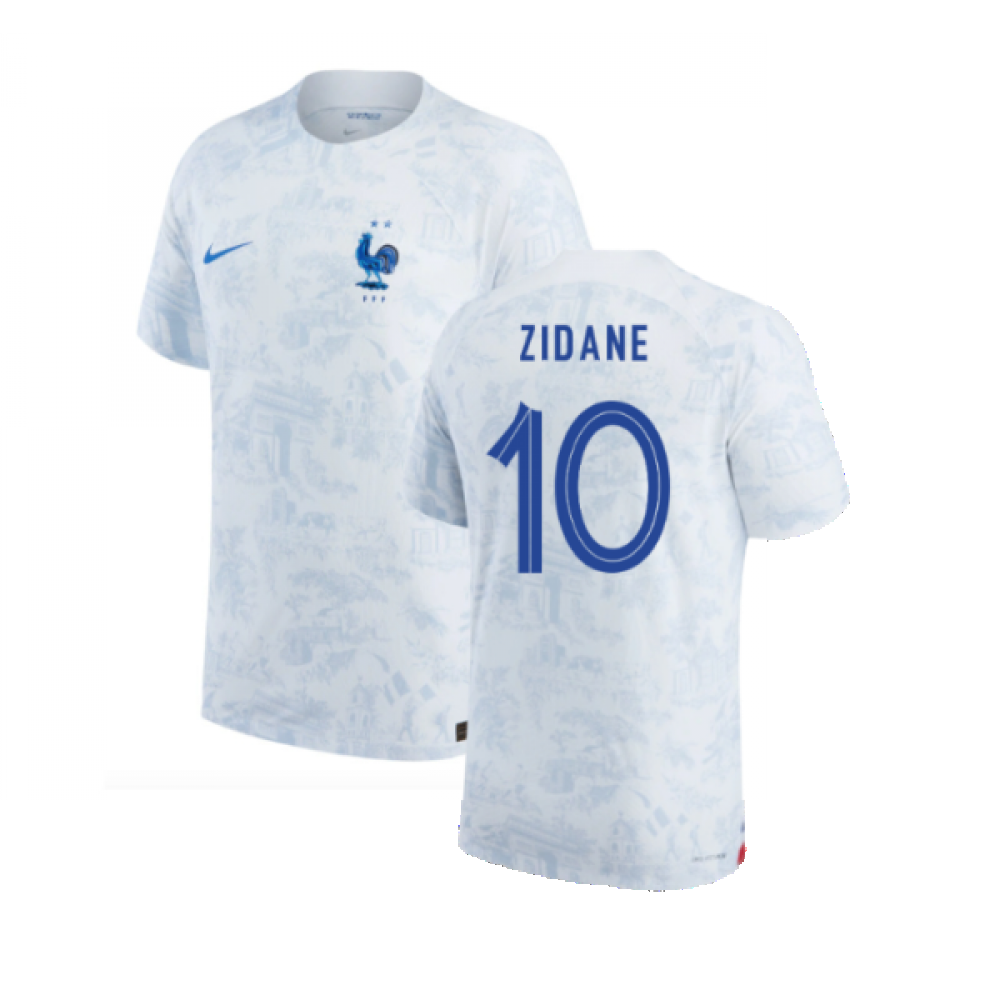 2022-2023 France Match ADV Dri-Fit Away Shirt (Zidane 10)_0