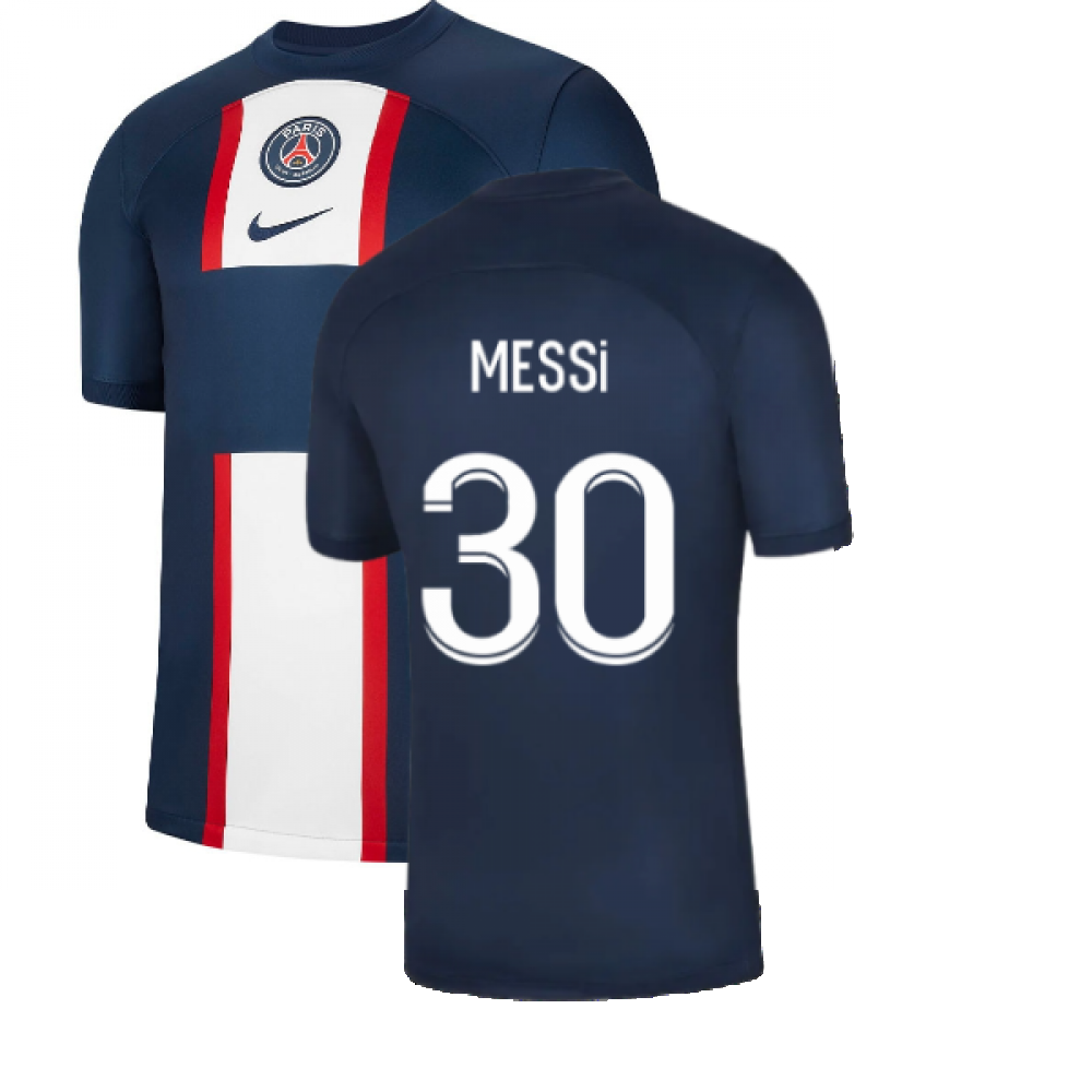 2022-2023 PSG Home Shirt (no sponsor) (MESSI 30)_0