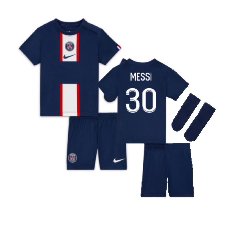 2022-2023 PSG Little Boys Home Kit (MESSI 30)_0
