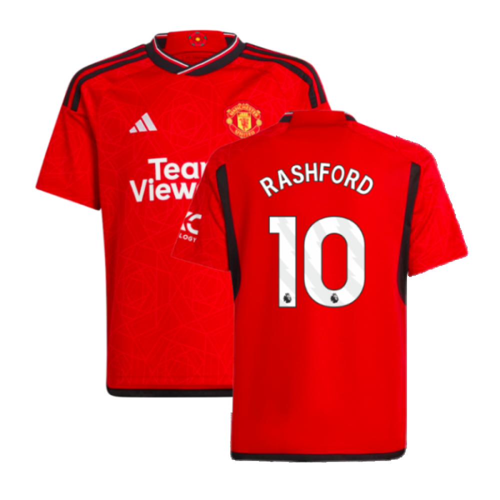 2023-2024 Man Utd Home Shirt (Kids) (Rashford 10)_0