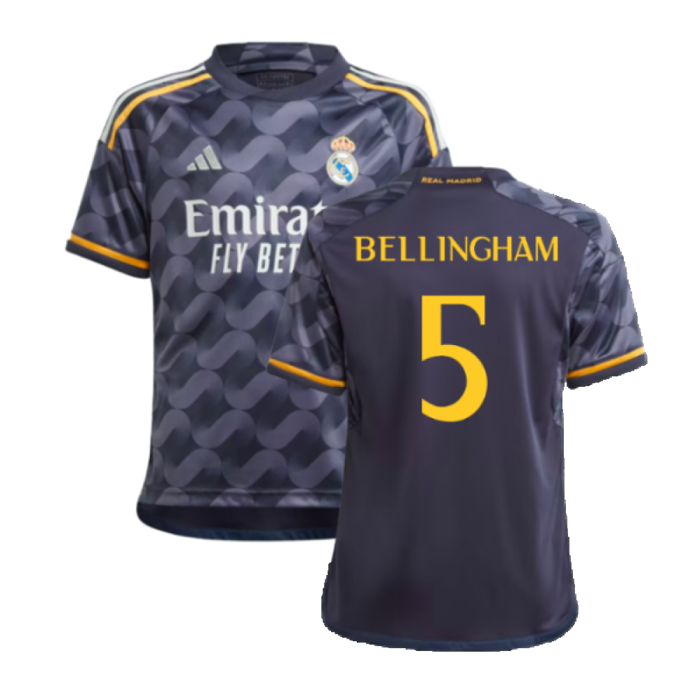 2023-2024 Real Madrid Away Shirt (Kids) (Bellingham 5)_0