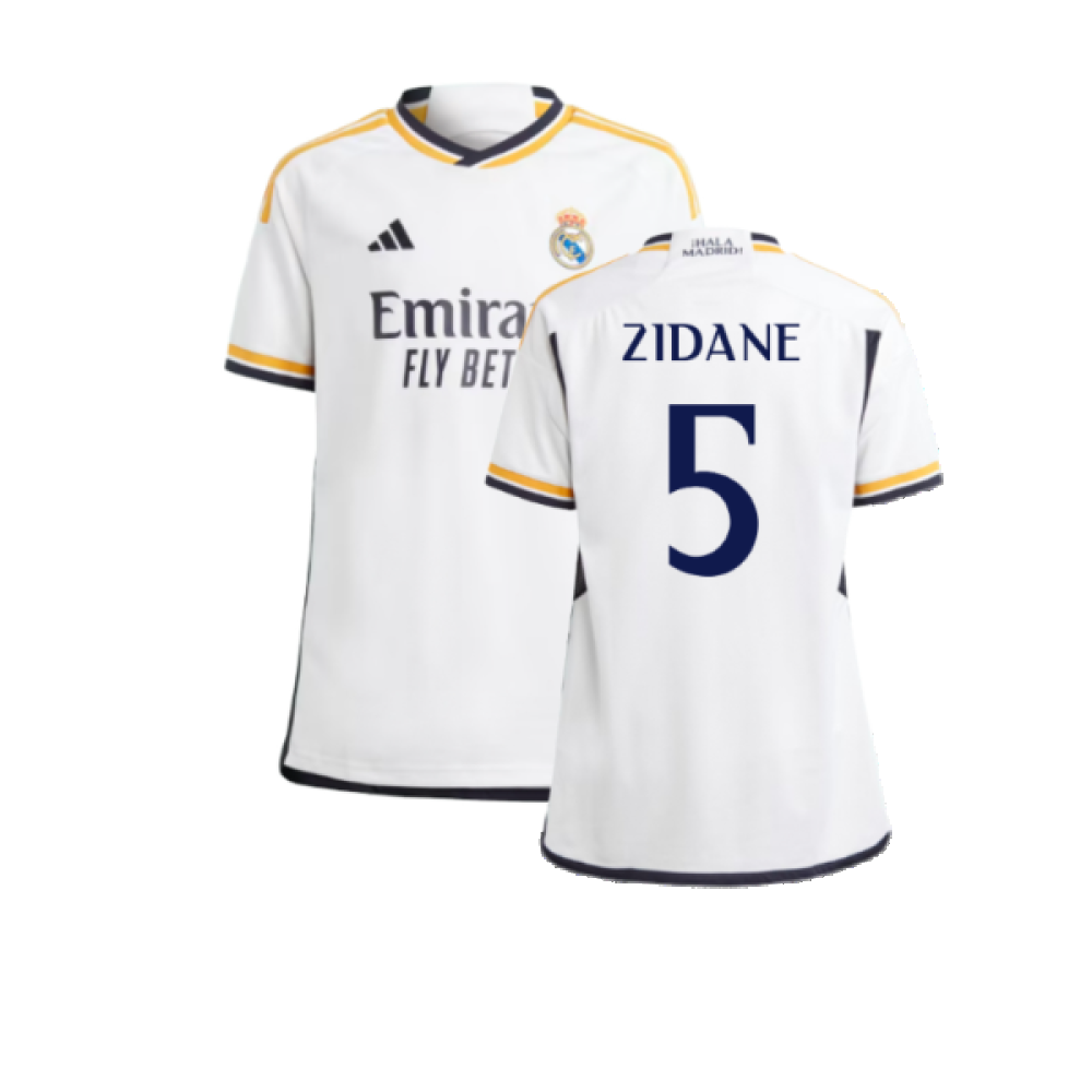 2023-2024 Real Madrid Home Shirt (Kids) (Zidane 5)_0