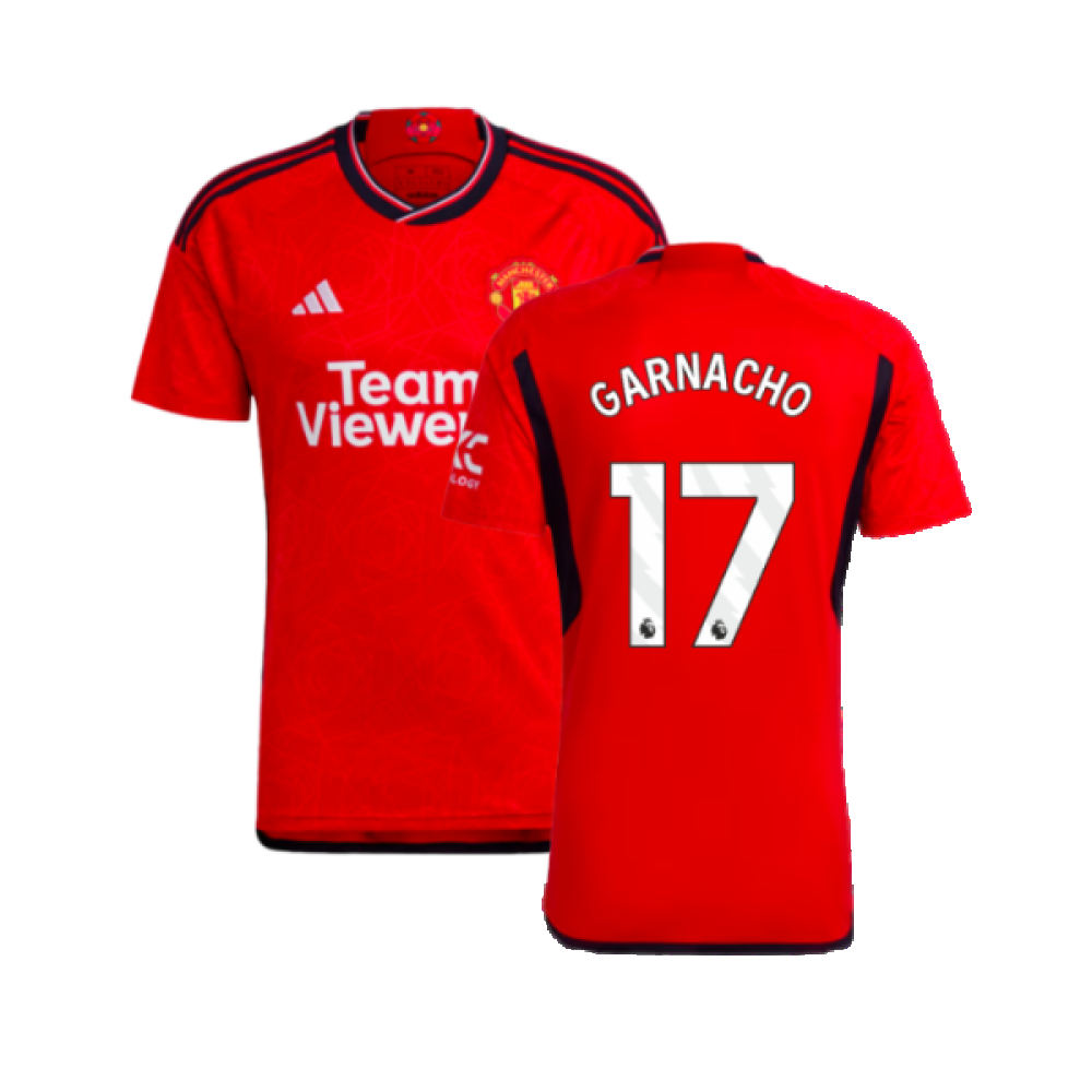 2023-2024 Man Utd Home Shirt (Garnacho 17)_0