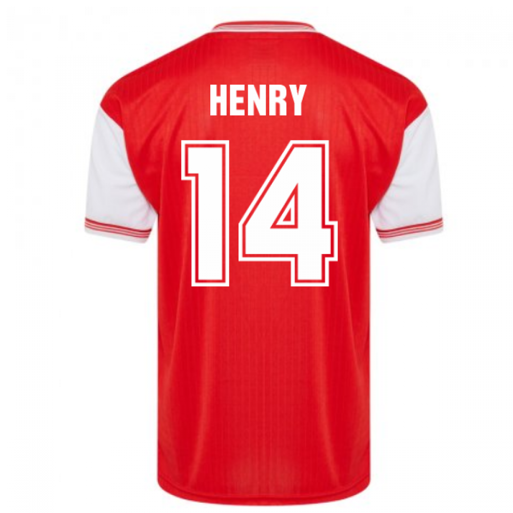 Score Draw Arsenal 1985 Centenary Retro Football Shirt (HENRY 14)_0