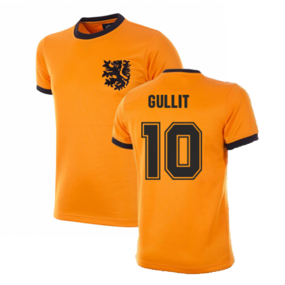 Holland World Cup 1978 Retro Football Shirt (GULLIT 10)_0
