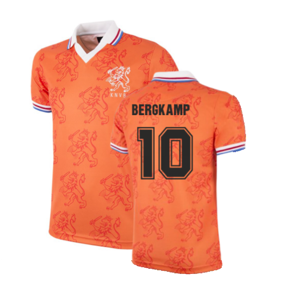 Holland World Cup 1994 Retro Football Shirt (BERGKAMP 10)_0