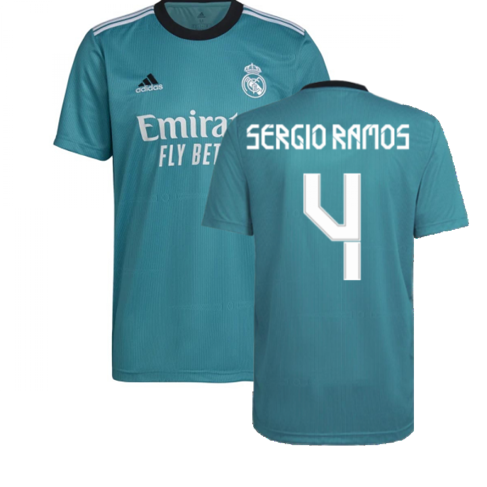 Real Madrid 2021-2022 Third Shirt (SERGIO RAMOS 4)_0
