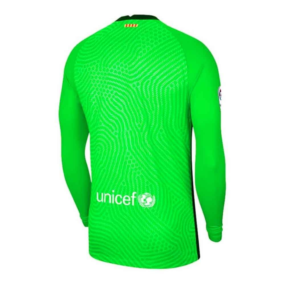 2020-2021 Barcelona Home Goalkeeper Shirt (Green) - Kids_1