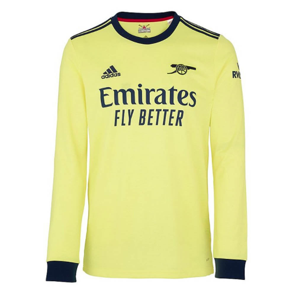Arsenal 2021-2022 Long Sleeve Away Shirt_0