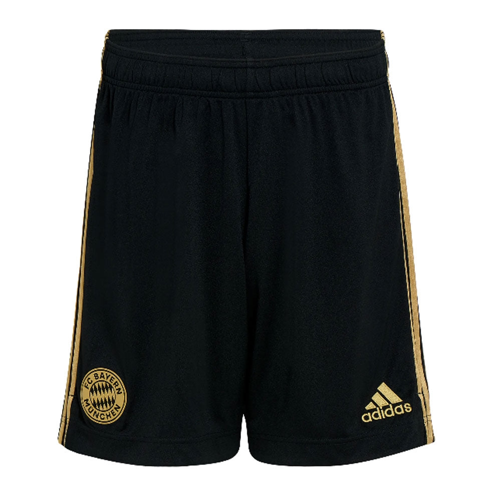 2021-2022 Bayern Munich Away Shorts (Black) - Kids_0