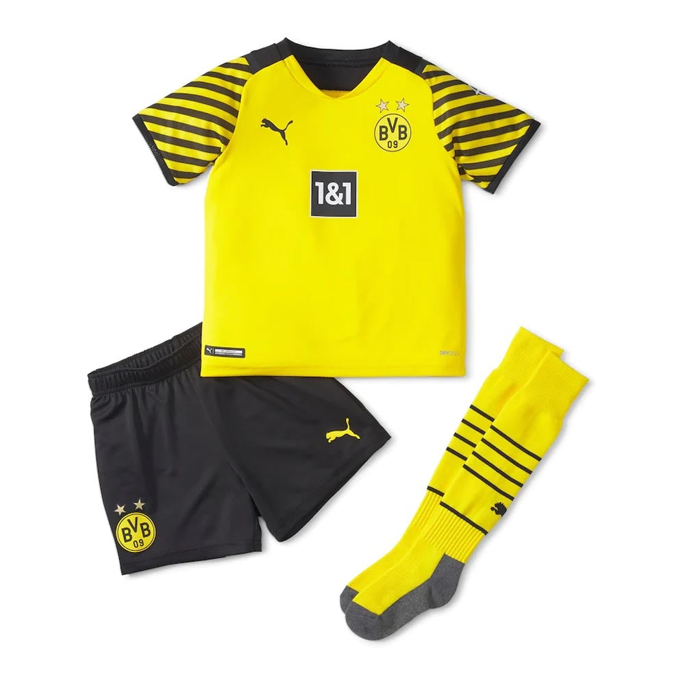 2021-2022 Borussia Dortmund Home Mini Kit_0