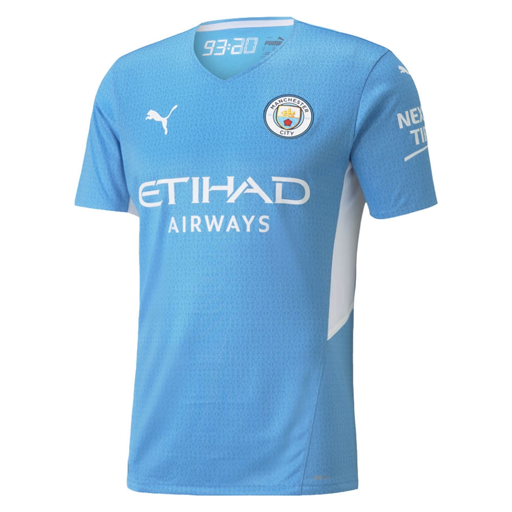 2021-2022 Man City Authentic Home Shirt_0