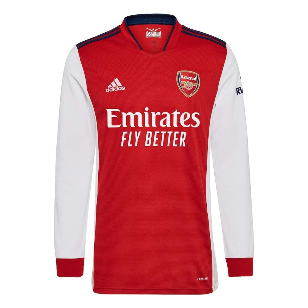 Arsenal 2021-2022 Long Sleeve Home Shirt_0