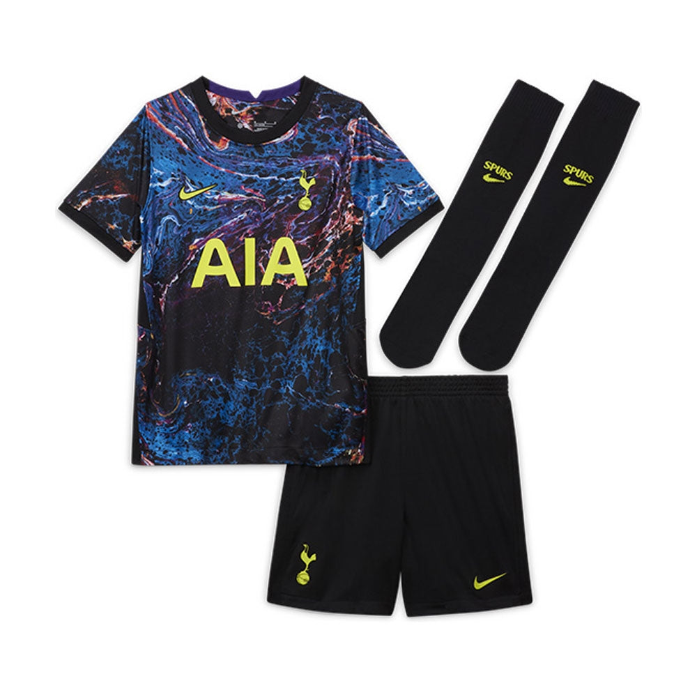 2021-2022 Tottenham Away Little Boys Mini Kit_0
