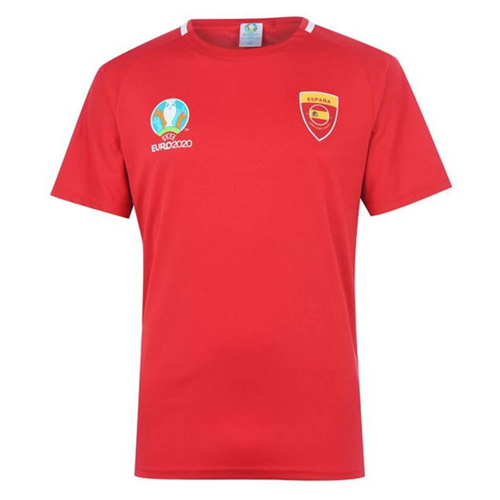 2020-2021 Spain Polyester Tee (Red)_0