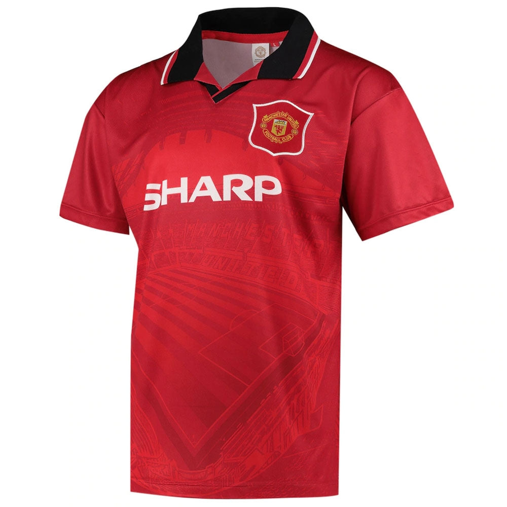 1996 Manchester United Home Football Shirt_0