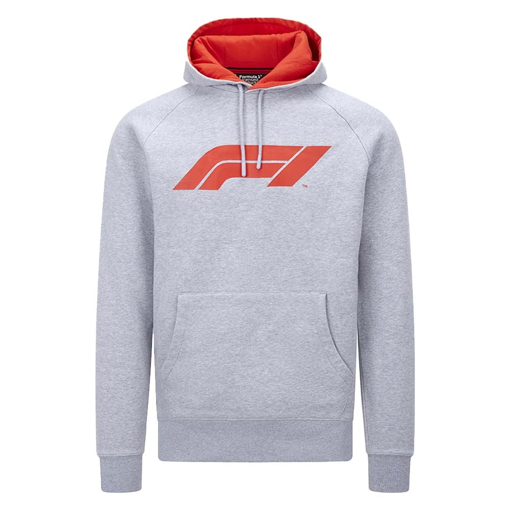2022 Formula 1 F1 Large Logo Hooded Sweat (Grey)_0
