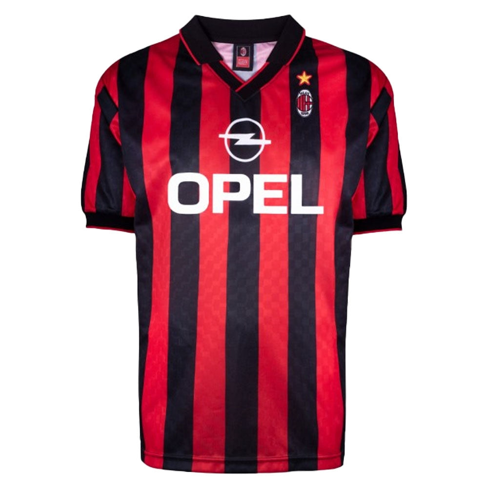 AC Milan 1996 Home Retro Shirt_0