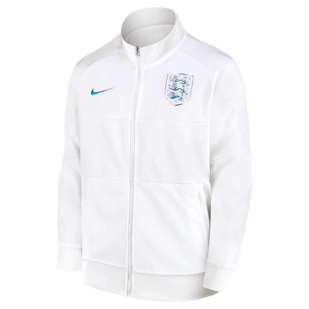 2022 England Euro Track Jacket (Kids) - White_0