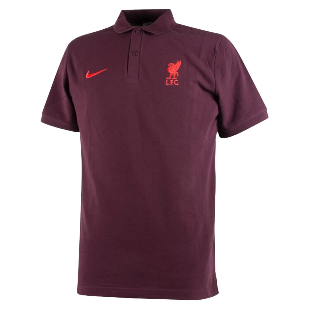 2022-2023 Liverpool Core Polo Shirt (Burgundy)_0