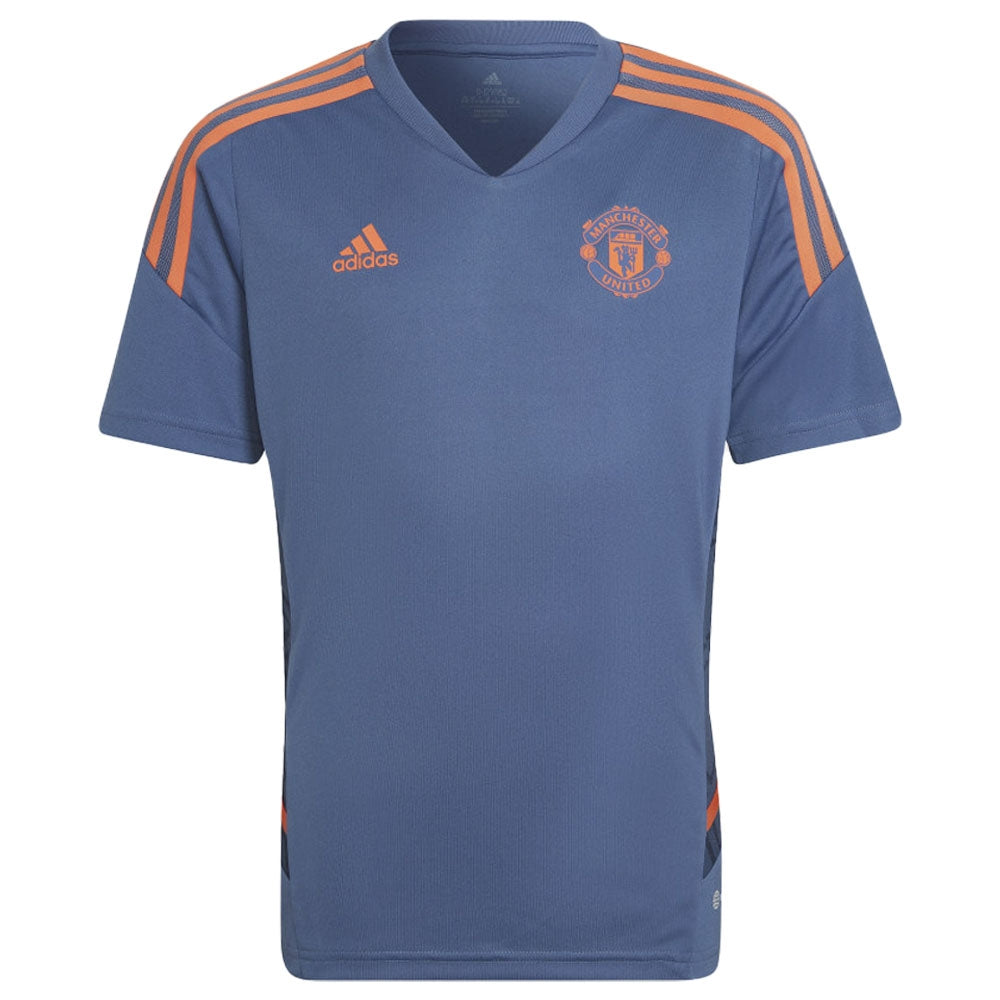 2022-2023 Man Utd Training Shirt (Blue) - Kids_0