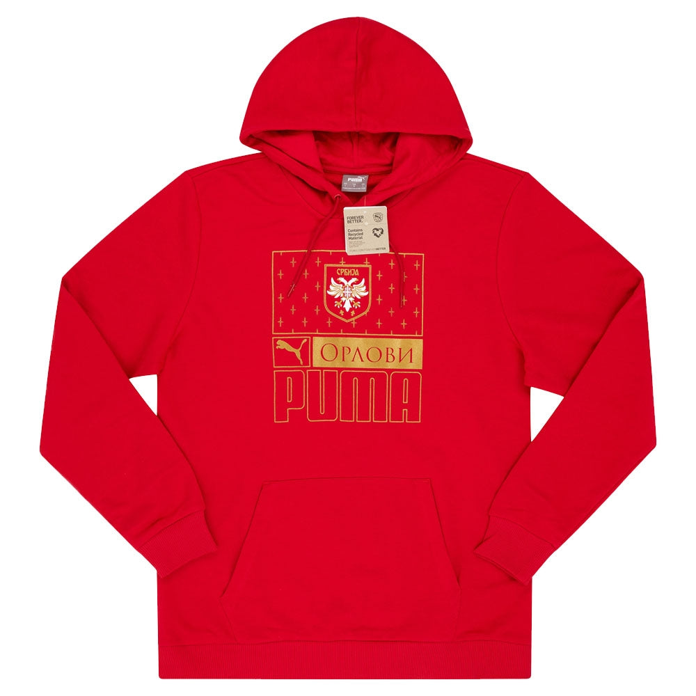 2022-2023 Serbia FtblCore Hoody (Red)_0