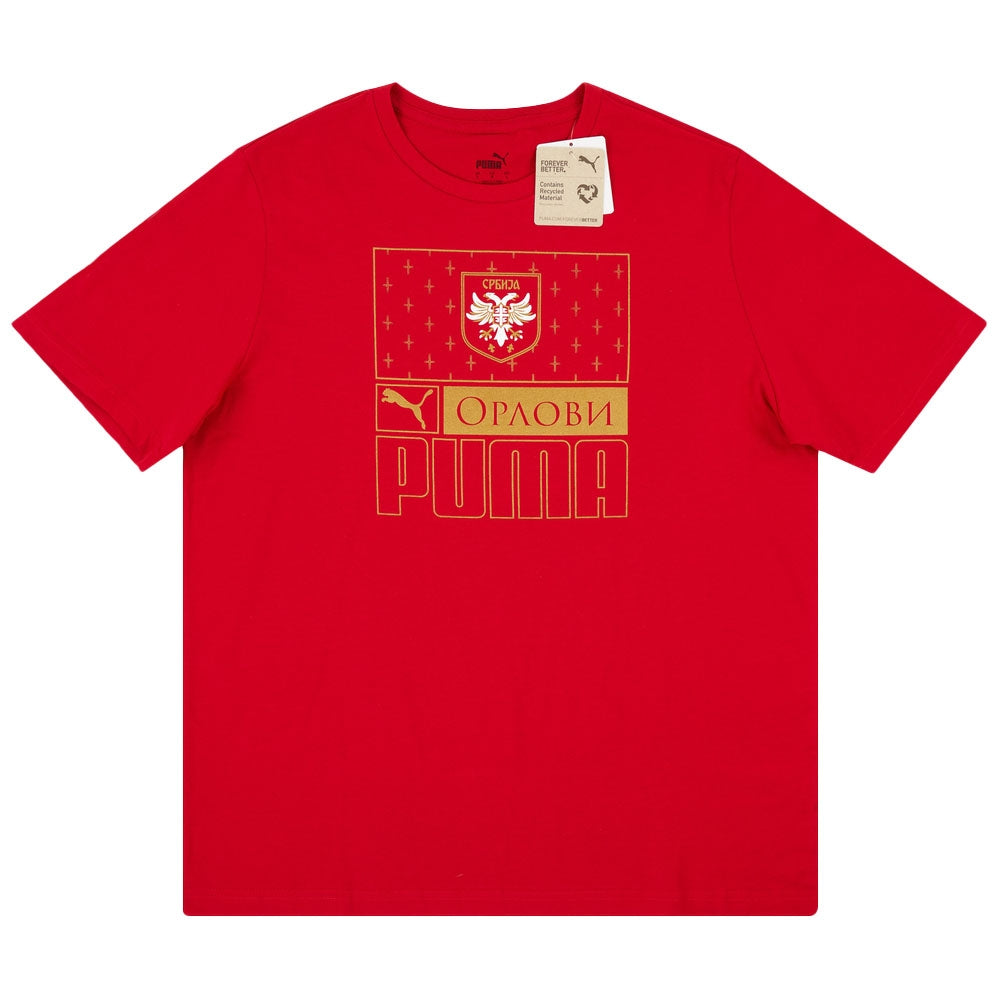2022-2023 Serbia Ftbl Core Tee (Red)_0
