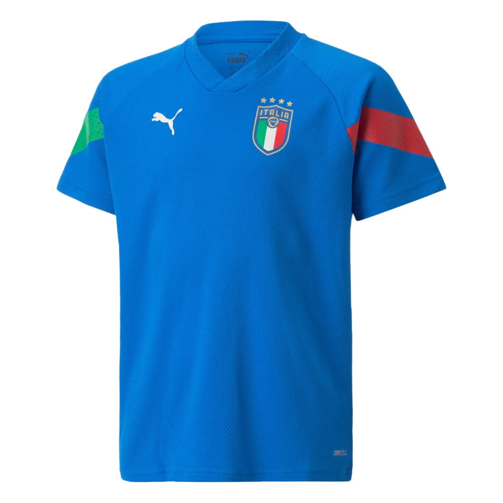 2022-2023 Italy Player Training Jersey (Blue) - Kids_0