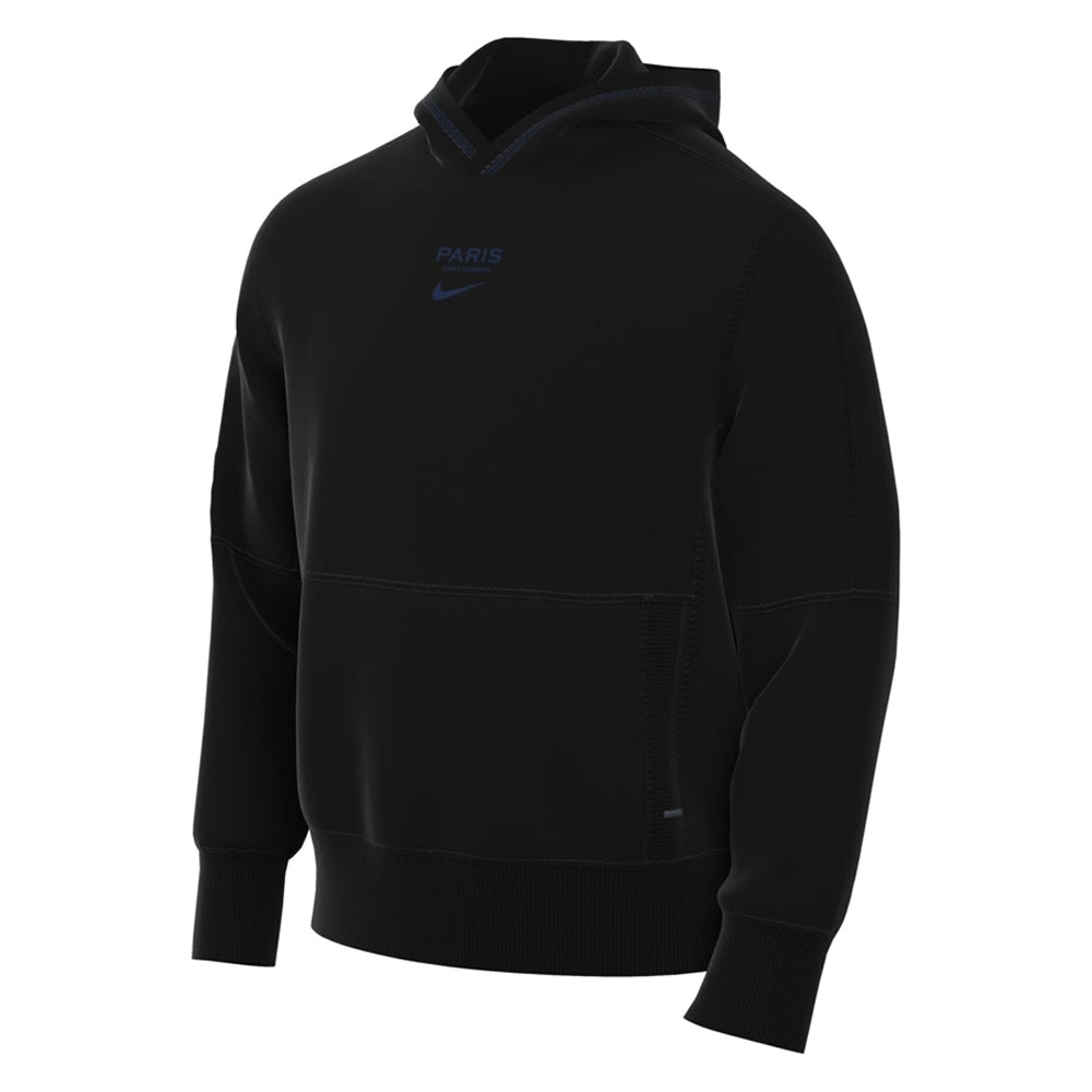 2022-2023 PSG Travel Fleece Hoodie (Black)_0