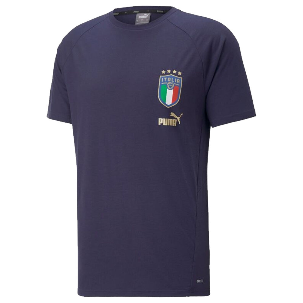 2022-2023 Italy Coach Casuals Tee (Peacot)_0