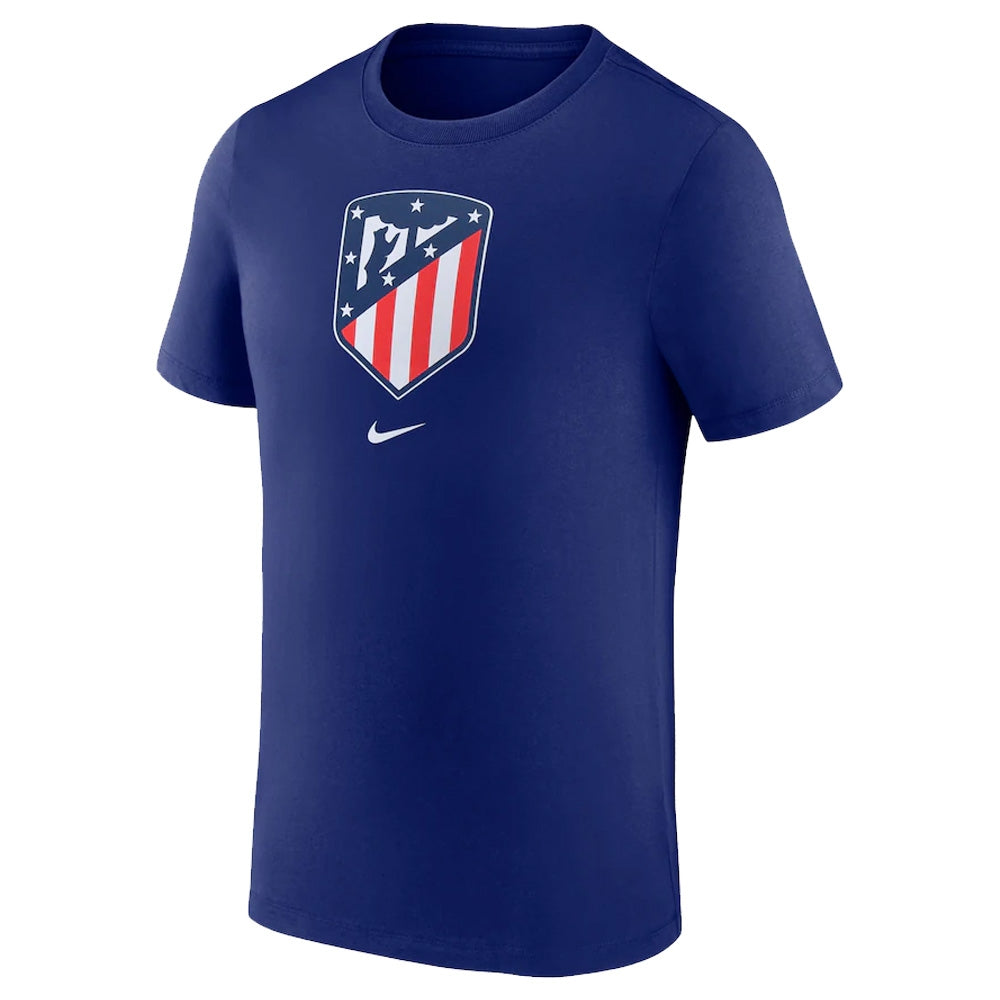 2022-2023 Atletico Madrid Crest Tee (Deep Royal)_0
