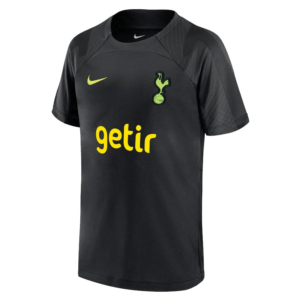 2022-2023 Tottenham Strike Training Shirt (Black) - Kids_0
