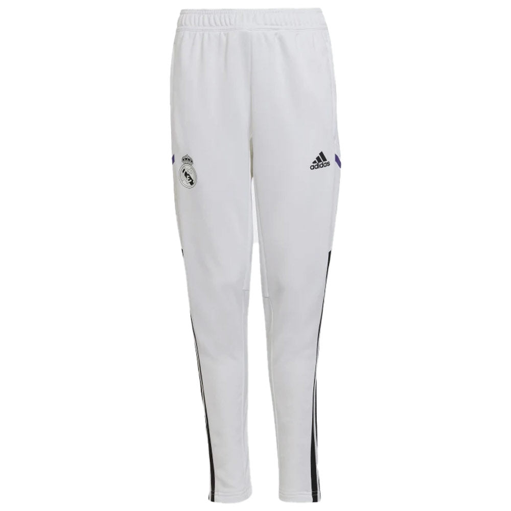 2022-2023 Real Madrid Training Pants (White) - Kids_0