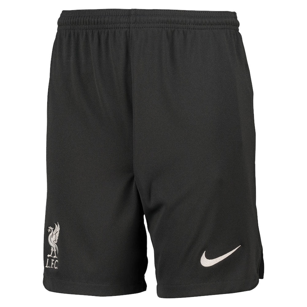 2022-2023 Liverpool Goalkeeper Shorts (Black) - Kids_0