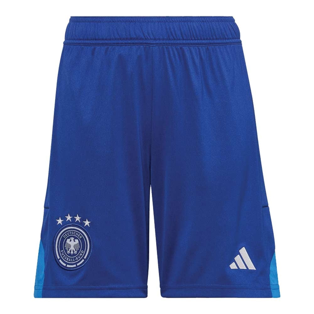 2022-2023 Germany Home Goalkeeper Shorts (Blue) - Kids_0