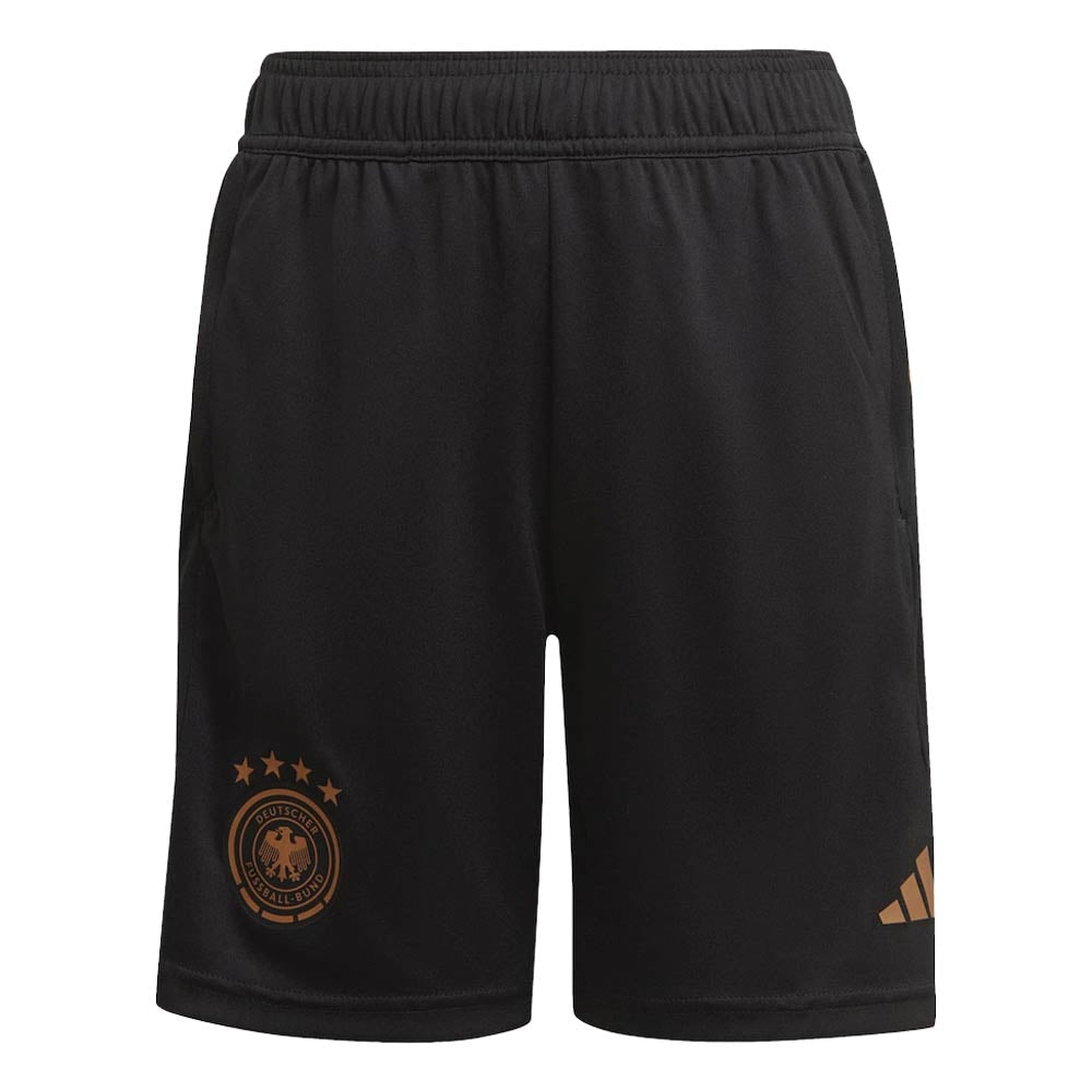 2022-2023 Germany Training Shorts (Black) - Kids_0
