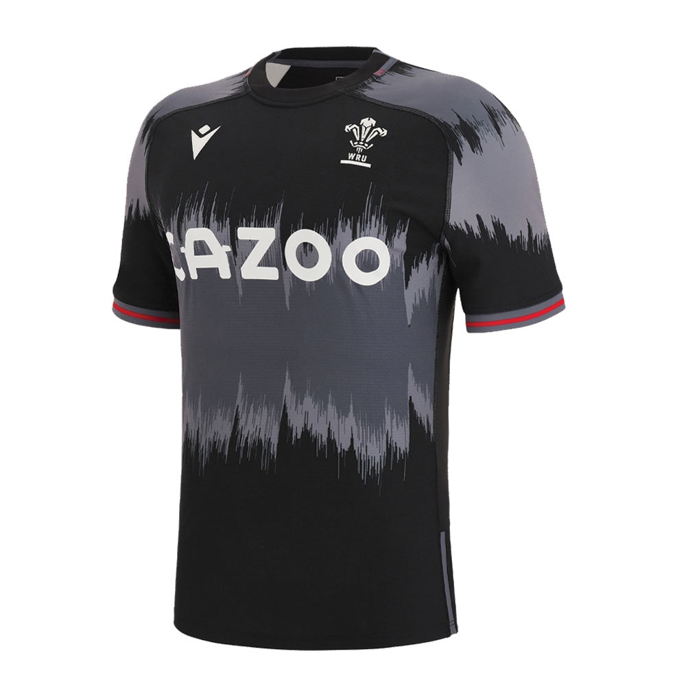 2022-2023 Wales Rugby Training Jersey (Black)_0
