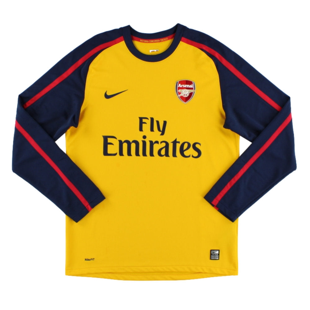 2008-2009 Arsenal Long Sleeve Away Shirt_0