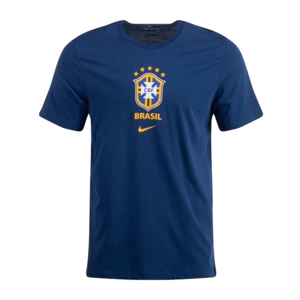 2022-2023 Brazil Crest Tee (Navy)_0
