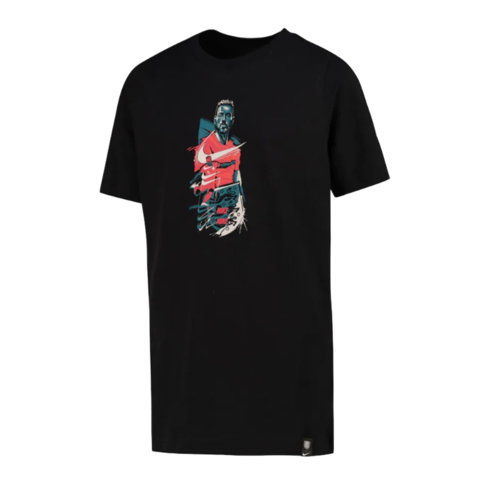 2022-2023 England Player Tee (Black) - Kids_0