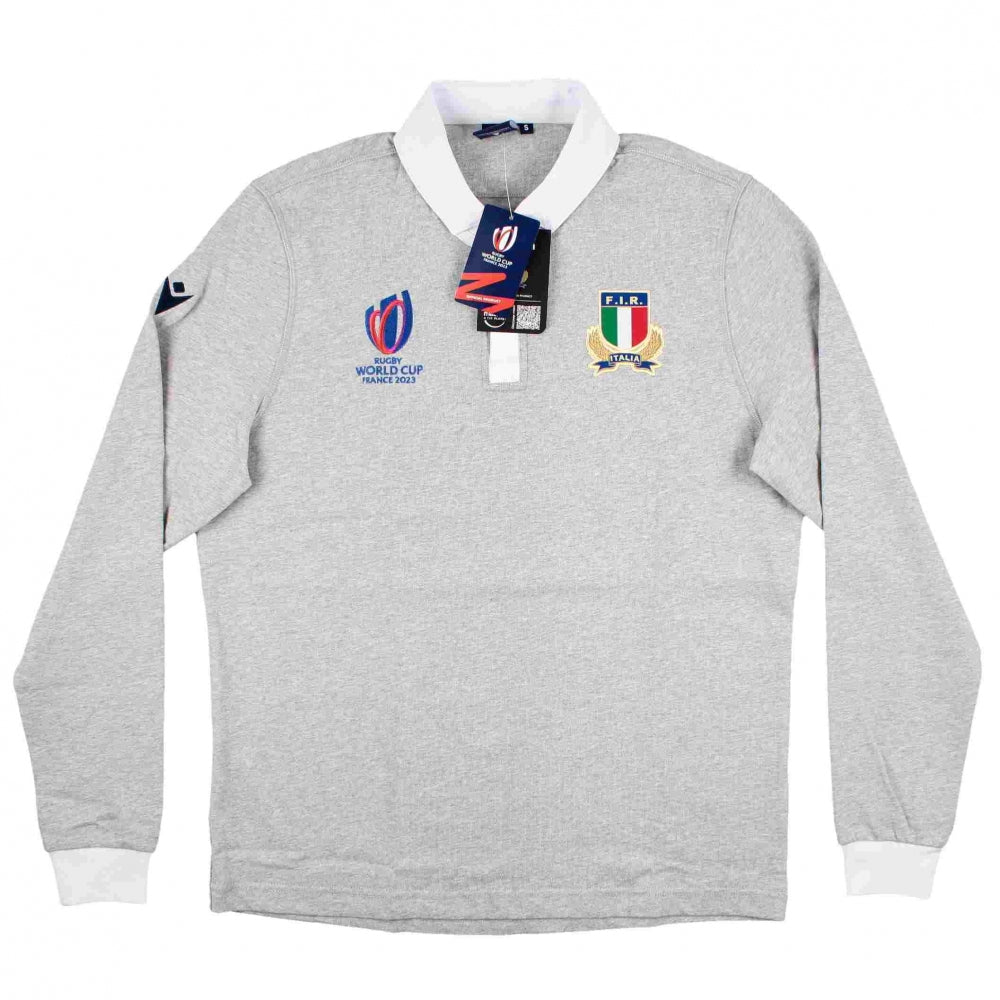 2023 Italy Rugby RWC Country Cottonpoly Rugby Jersey_0