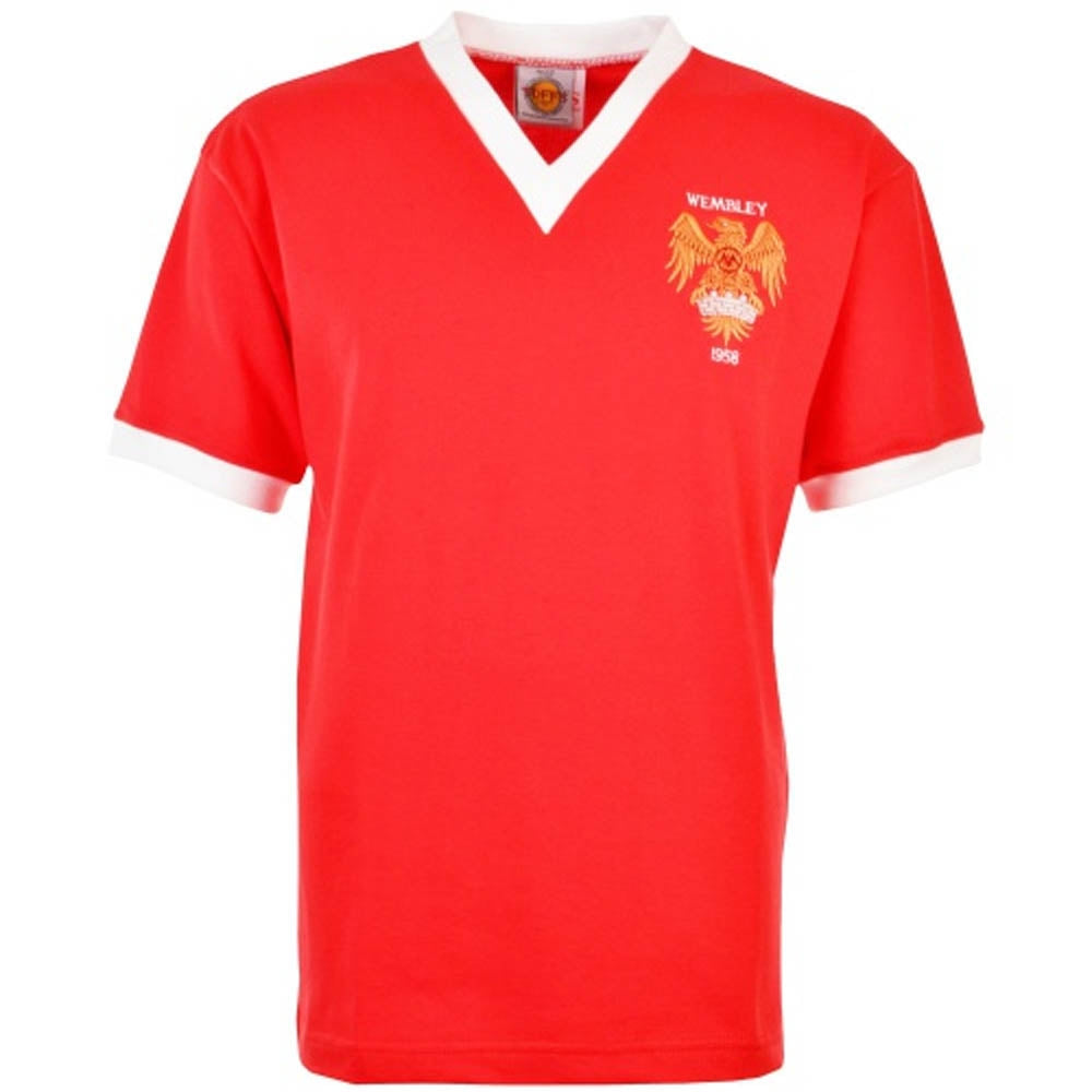 Manchester Reds 1958 FA Cup Final Retro Shirt_0