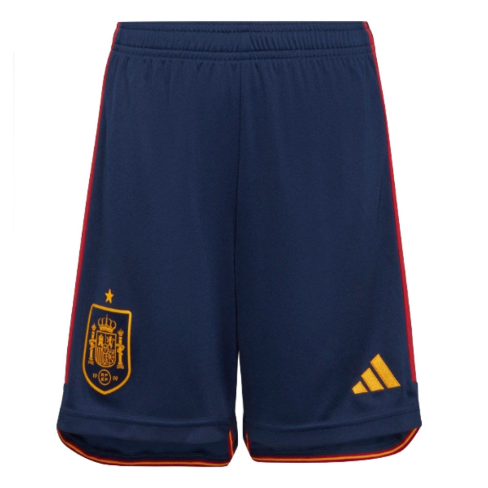 2022-2023 Spain Home Shorts (Navy) - Kids_0