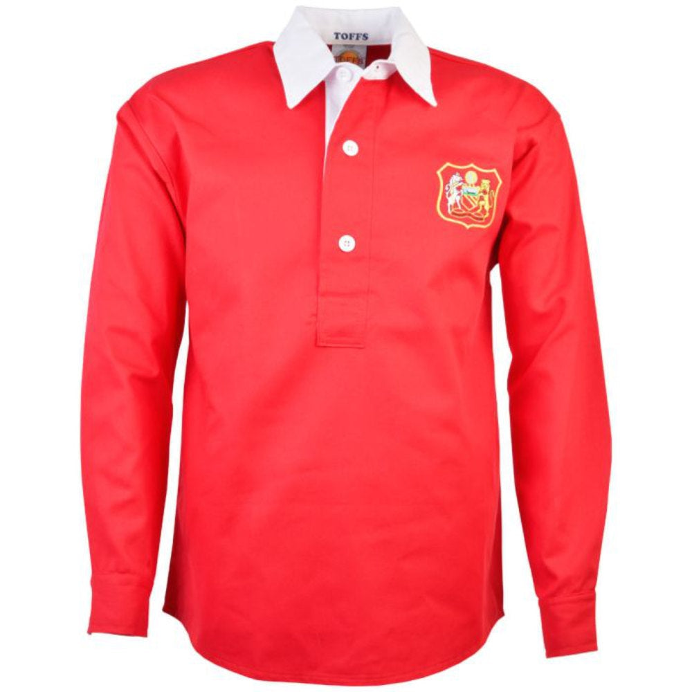 Manchester Reds 1940s-1950s Retro Football Shirt_0