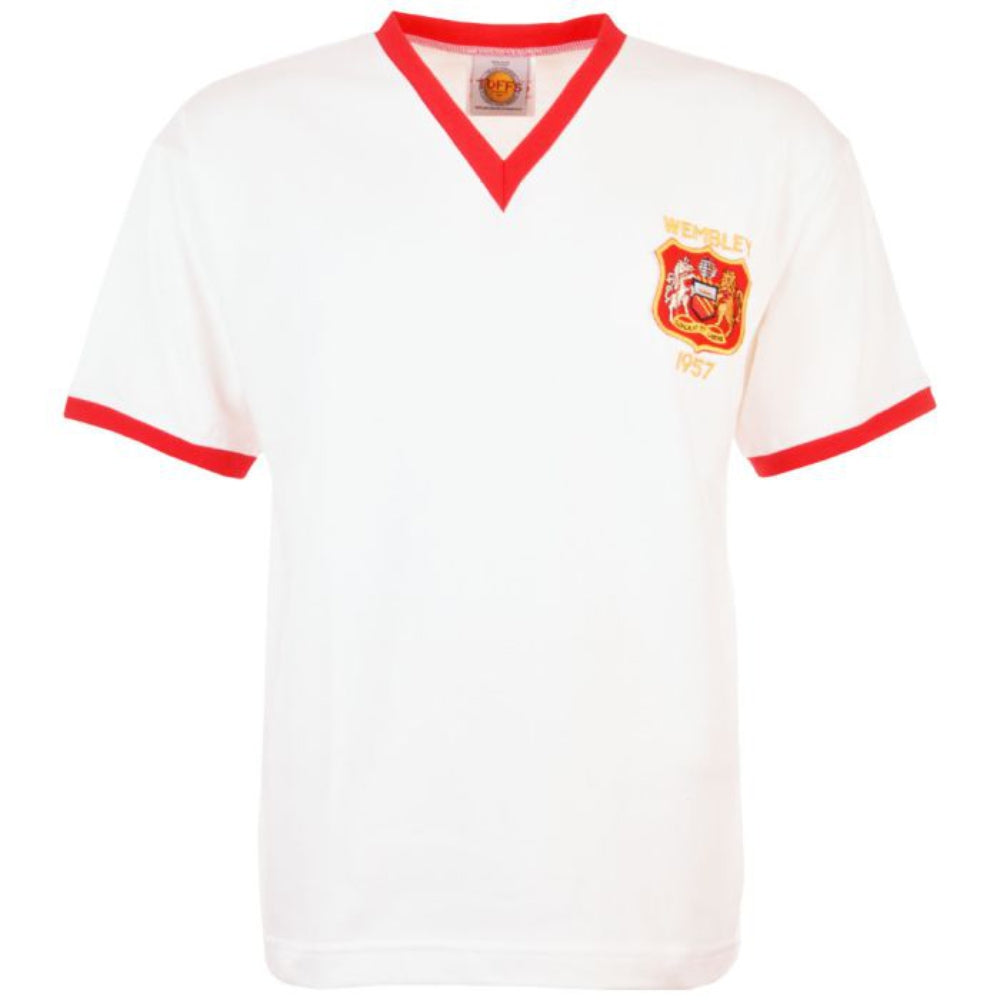 Manchester Reds 1957 FA Cup Final Retro Shirt_0