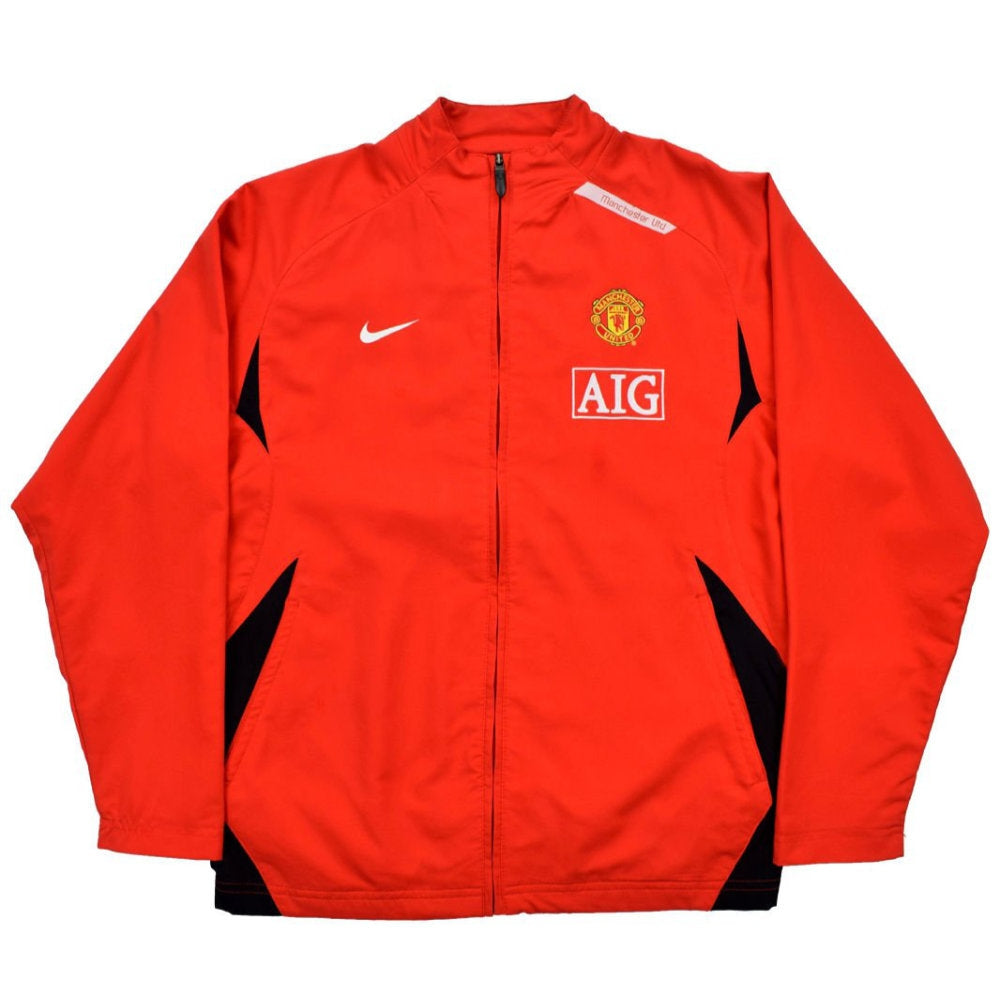 2007-2008 Man Utd Walkout Jacket (red)_0